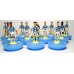 Subbuteo Andrew Table Soccer  Inter Milan 2020-21 away kit on classic Hasbro bases